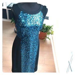 Beautiful blue sequin dress